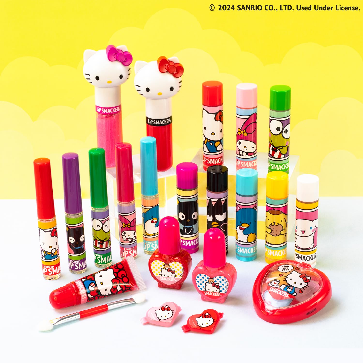 Amazon.com : Lip Smacker Sanrio Hello Kitty Makeup Set, Kids Color